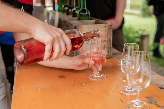 Derfla open cellars, being poured