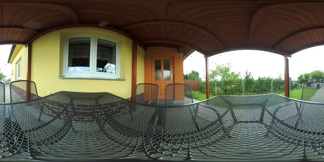 360° pohled na terasu Apartmánu