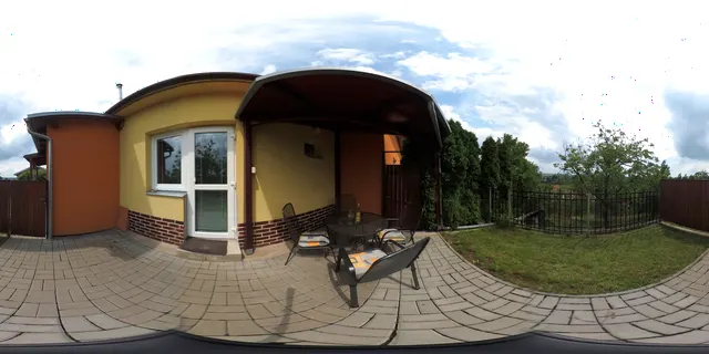 360° pohled na terasu Studia